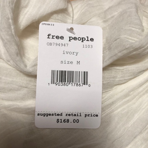 Free People Boho Secrete Garden Embroidered Top - Picture 4 of 6